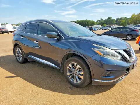 2018 Nissan Murano Sl VIN 5N1AZ2MG4JN151209 фото 4