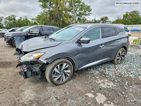 2018 Nissan Murano Platinum VIN 5N1AZ2MH0JN137090 фото 1