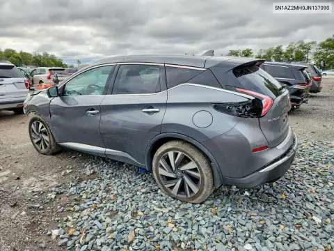 2018 Nissan Murano Platinum VIN 5N1AZ2MH0JN137090 фото 2