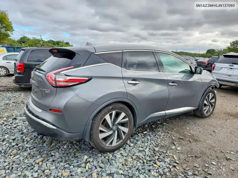 2018 Nissan Murano Platinum VIN 5N1AZ2MH0JN137090 фото 3