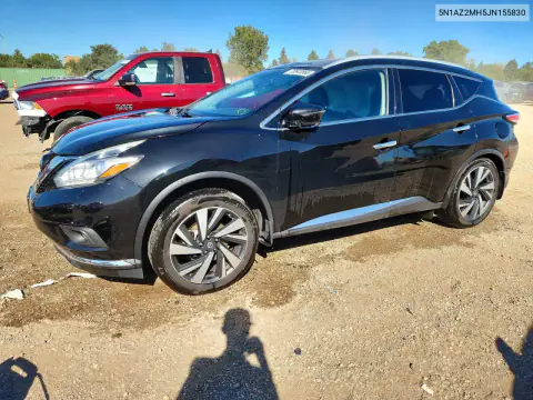5N1AZ2MH5JN155830 — 2018 Nissan Murano, Сторона, фото до ремонта