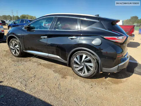 2018 Nissan Murano Platinum VIN 5N1AZ2MH5JN155830 фото 2