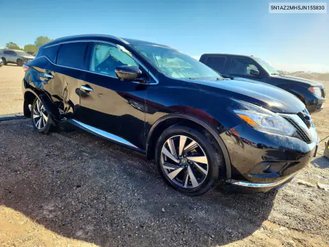 2018 Nissan Murano Platinum VIN 5N1AZ2MH5JN155830 фото 4