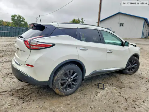 2018 Nissan Murano Sv VIN 5N1AZ2MH3JN183139 фото 3