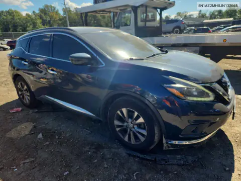 2018 Nissan Murano Sv VIN 5N1AZ2MH0JN132665 фото 4