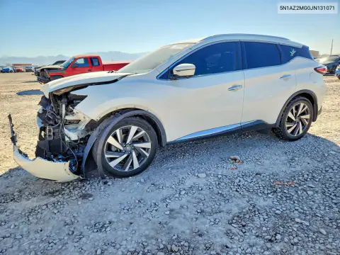 2018 Nissan Murano Platinum VIN 5N1AZ2MG0JN131071 фото 1