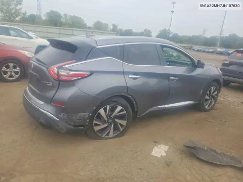 2018 Nissan Murano Platinum VIN 5N1AZ2MH7JN107830 фото 3
