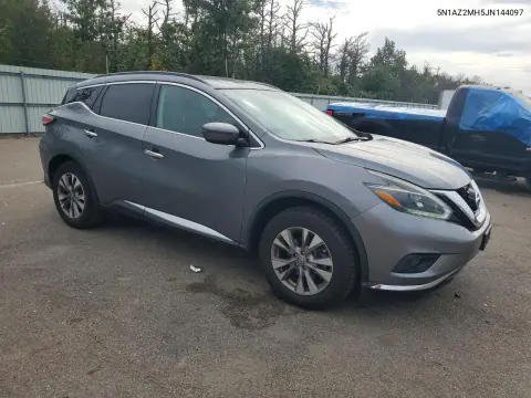 2018 Nissan Murano Sv VIN 5N1AZ2MH5JN144097 фото 4