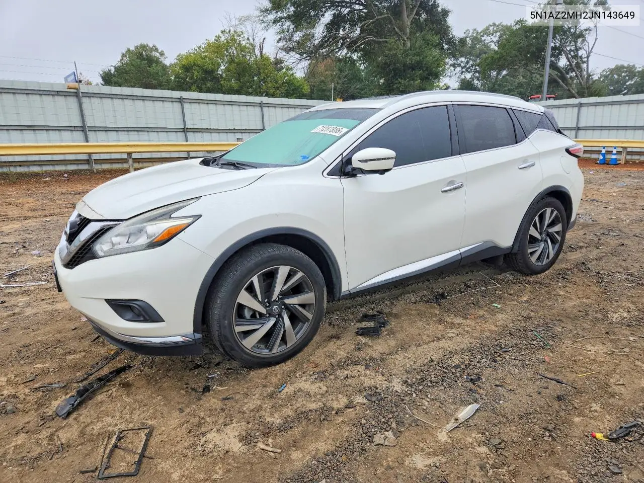 2018 Nissan Murano Platinum VIN 5N1AZ2MH2JN143649 фото 1