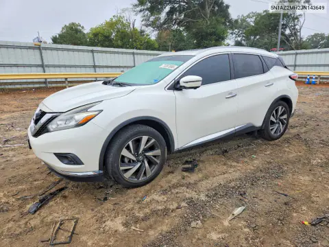 5N1AZ2MH2JN143649 — 2018 Nissan Murano, Задняя часть, фото до ремонта