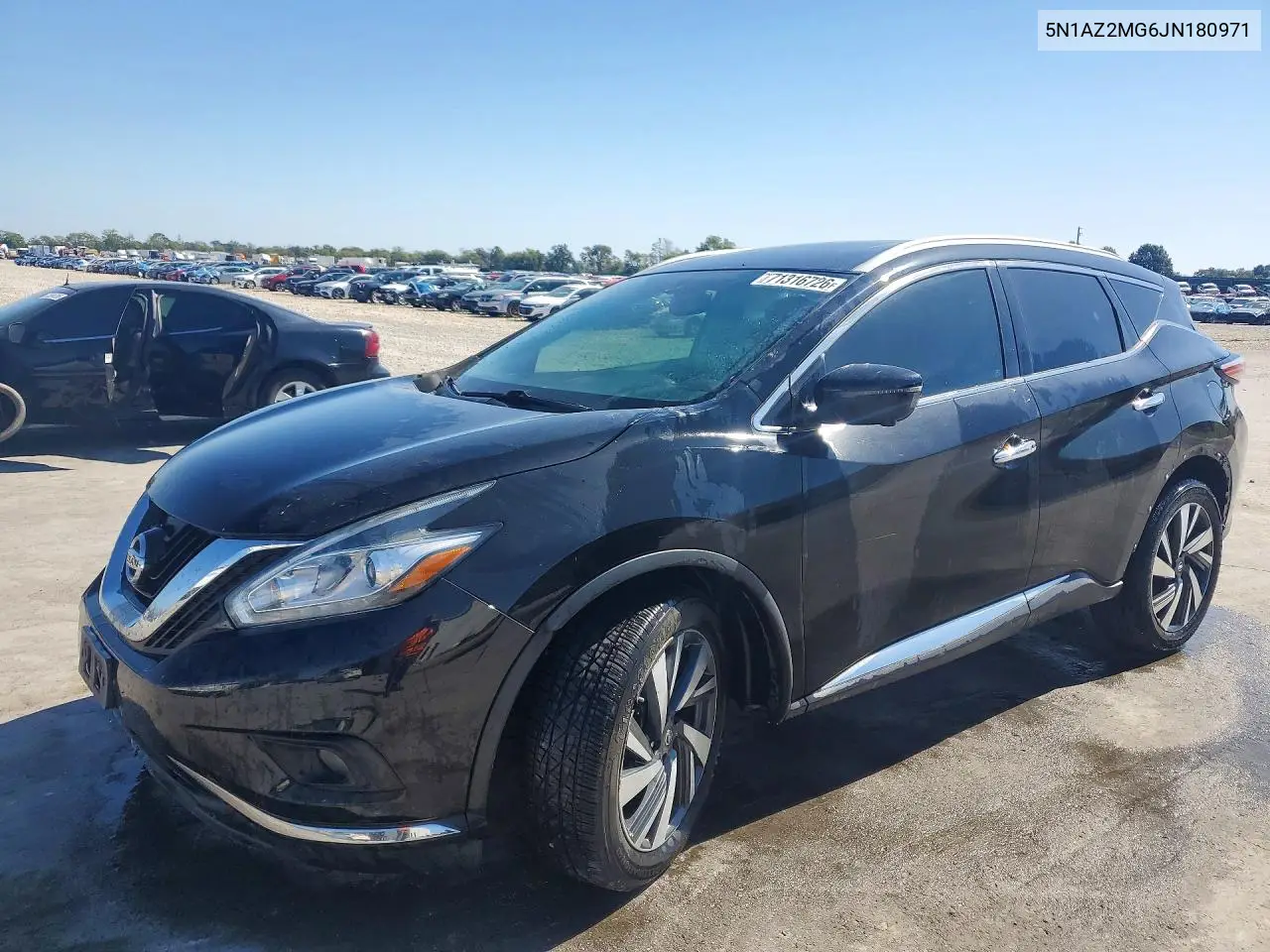 2018 Nissan Murano S VIN 5N1AZ2MG6JN180971 фото 1