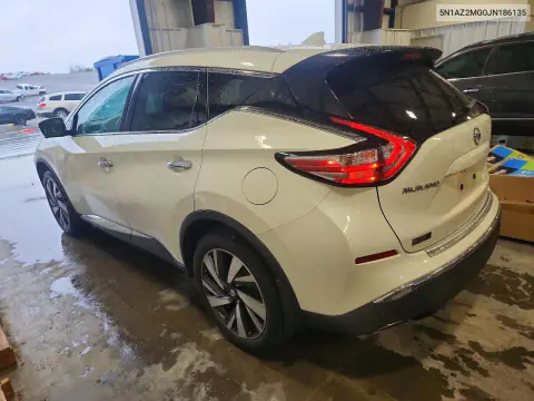2018 Nissan Murano Platinum VIN 5N1AZ2MG0JN186135 фото 2