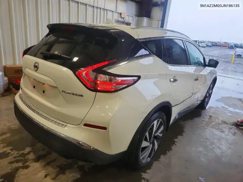 2018 Nissan Murano Platinum VIN 5N1AZ2MG0JN186135 фото 3