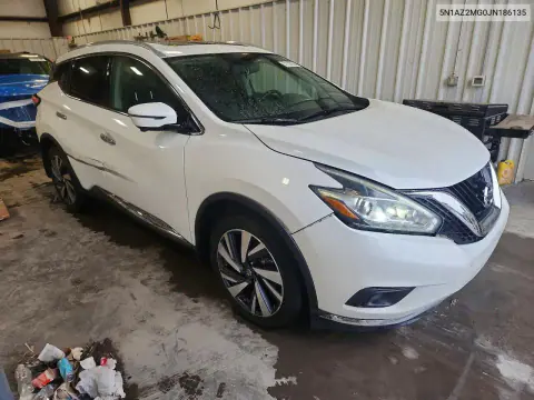 2018 Nissan Murano Platinum VIN 5N1AZ2MG0JN186135 фото 4