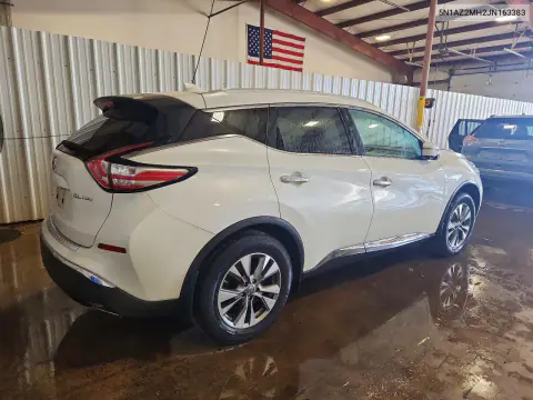 2018 Nissan Murano Sl VIN 5N1AZ2MH2JN163383 фото 3