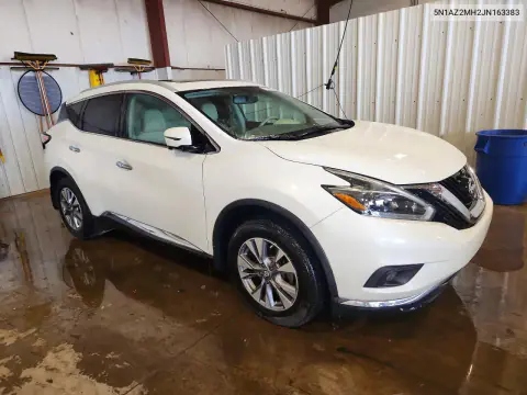 2018 Nissan Murano Sl VIN 5N1AZ2MH2JN163383 фото 4