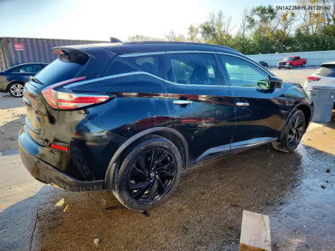 2018 Nissan Murano Sl VIN 5N1AZ2MH9JN120160 фото 3