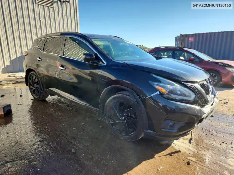 2018 Nissan Murano Sl VIN 5N1AZ2MH9JN120160 фото 4