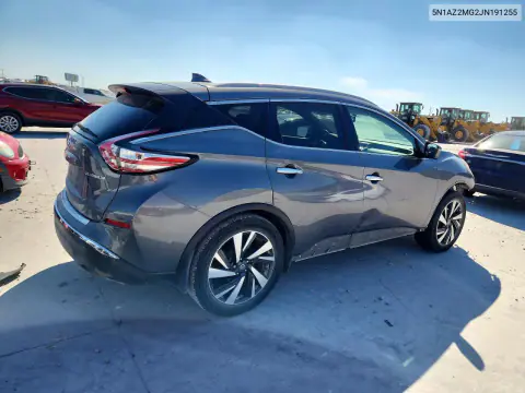 2018 Nissan Murano Platinum VIN 5N1AZ2MG2JN191255 фото 3