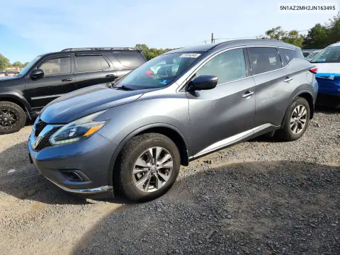 5N1AZ2MH2JN163495 — 2018 Nissan Murano, Задняя часть, фото до ремонта