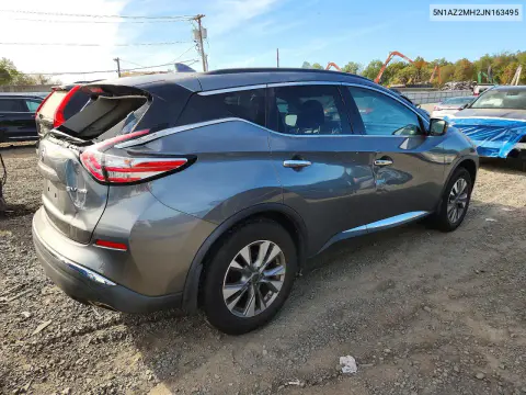 2018 Nissan Murano Sv VIN 5N1AZ2MH2JN163495 фото 3