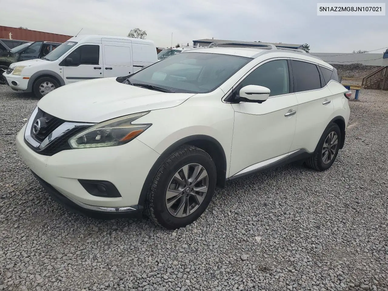 2018 Nissan Murano Sl VIN 5N1AZ2MG8JN107021 фото 1