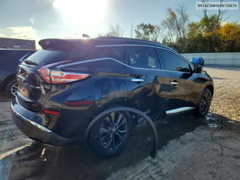 2018 Nissan Murano Sv VIN 5N1AZ2MH9JN135676 фото 3
