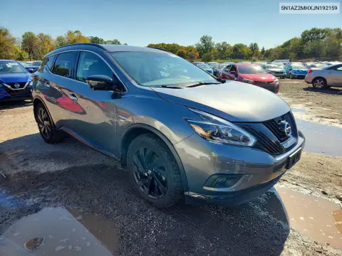 2018 Nissan Murano Sl VIN 5N1AZ2MHXJN192159 фото 4