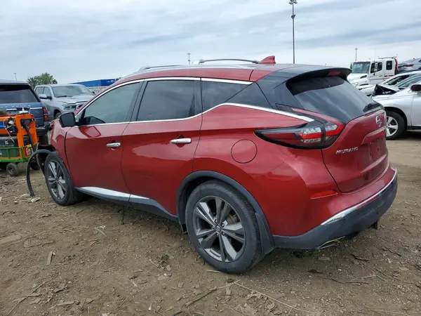 5N1AZ2MS4KN136862 — 2019 Nissan Murano, фото 2 с аукциона Copart, Передняя часть