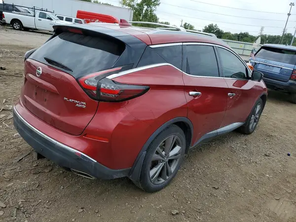 5N1AZ2MS4KN136862 — 2019 Nissan Murano, фото 3 с аукциона Copart, Передняя часть