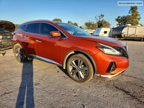2019 Nissan Murano S VIN 5N1AZ2MS9KN115439 фото 4
