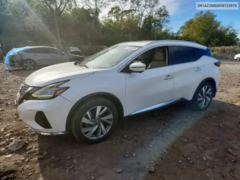 5N1AZ2MSXKN133979 — 2019 Nissan Murano, Подтопление, фото до ремонта