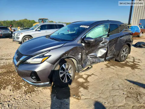 5N1AZ2MJ9KN137495 — 2019 Nissan Murano, Сторона, фото до ремонта