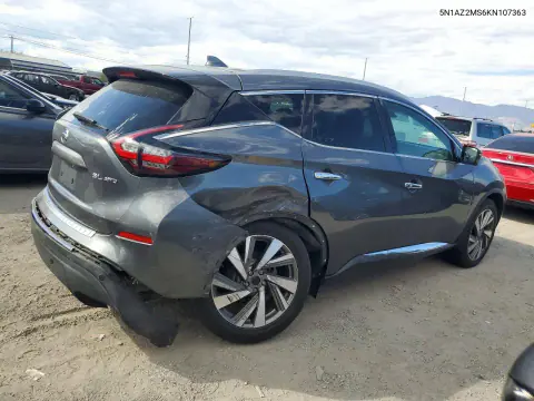 2019 Nissan Murano Sl VIN 5N1AZ2MS6KN107363 фото 3
