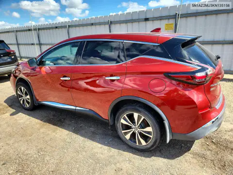 2019 Nissan Murano S VIN 5N1AZ2MJ3KN135158 фото 2
