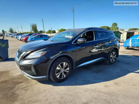 2019 Nissan Murano VIN 5N1AZ2MJ4KN102797 фото 1