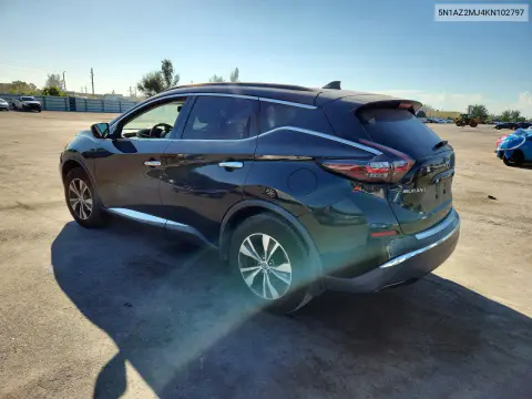 2019 Nissan Murano VIN 5N1AZ2MJ4KN102797 фото 2