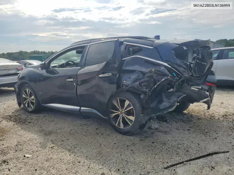 2020 Nissan Murano Sv VIN 5N1AZ2BS3LN136999 фото 2