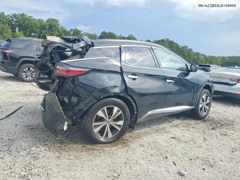 2020 Nissan Murano Sv VIN 5N1AZ2BS3LN136999 фото 3