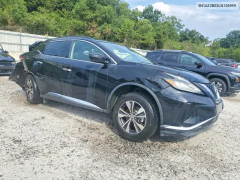 2020 Nissan Murano Sv VIN 5N1AZ2BS3LN136999 фото 4