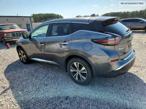 2020 Nissan Murano S VIN 5N1AZ2AS5LN137802 фото 2