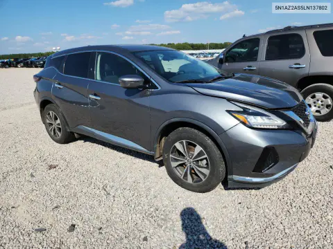 2020 Nissan Murano S VIN 5N1AZ2AS5LN137802 фото 4