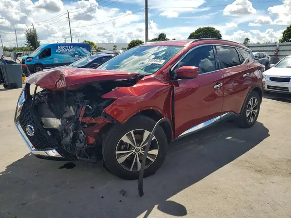 5N1AZ2BJ0LN110660 — 2020 Nissan Murano, Передняя часть (Front End), фото до ремонта