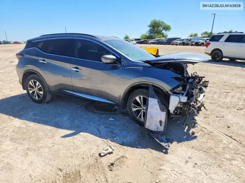 2020 Nissan Murano Sv VIN 5N1AZ2BJ2LN163828 фото 4
