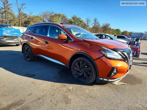 2020 Nissan Murano Sl VIN 5N1AZ2CS1LN115342 фото 4