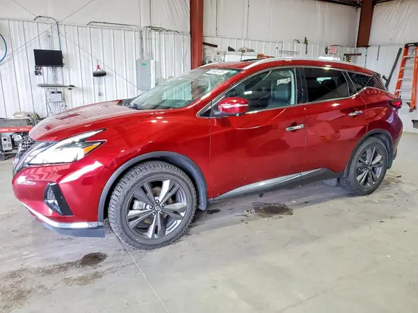 5N1AZ2DS7MC106057 — 2021 Nissan Murano, Град (Hail), фото до ремонта