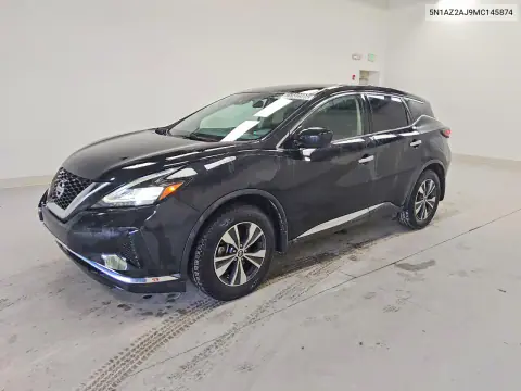 5N1AZ2AJ9MC145874 — 2021 Nissan Murano, Естественный износ, фото до ремонта