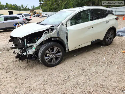 5N1AZ2DJXMC145247 — 2021 Nissan Murano, Передняя часть, фото до ремонта