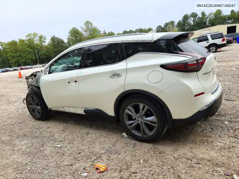 2021 Nissan Murano Platinum VIN 5N1AZ2DJXMC145247 фото 2