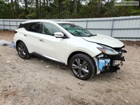 2021 Nissan Murano Platinum VIN 5N1AZ2DJXMC145247 фото 4